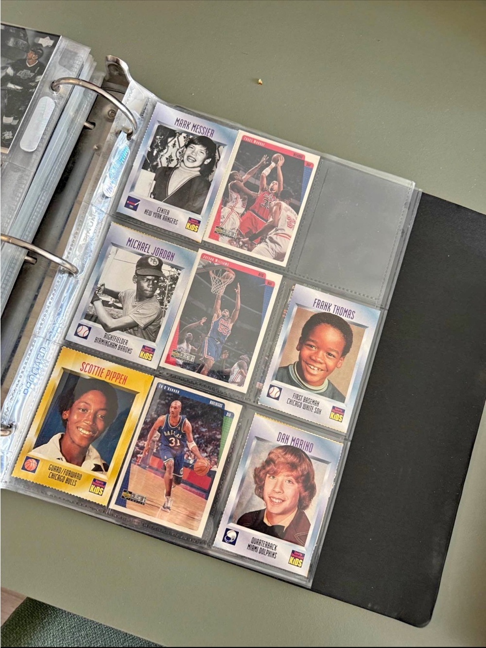 Vintage hockey, baseball, basketball trading cards